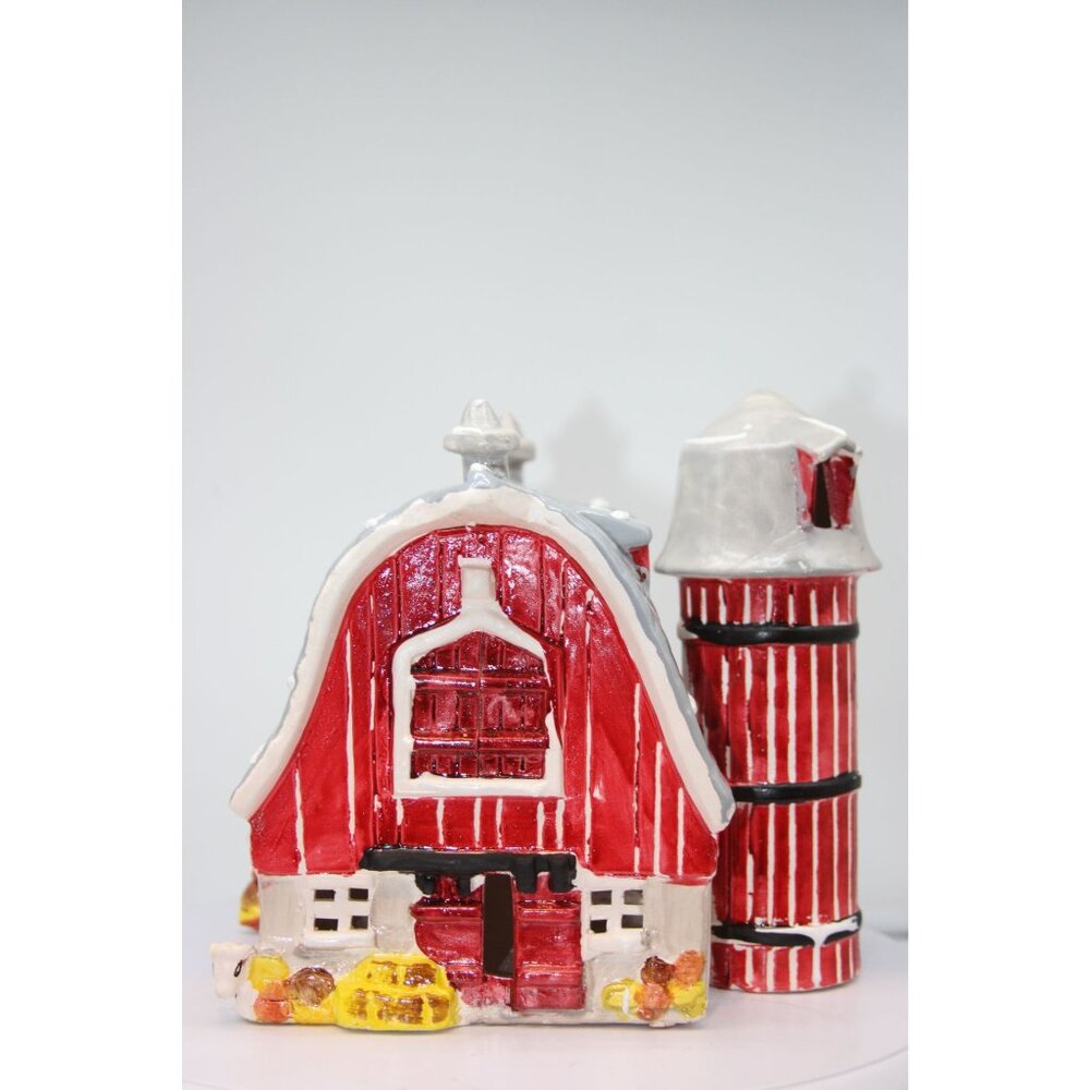 Dept 56 Snow Village - Red Barn - 1986, Rare early release
